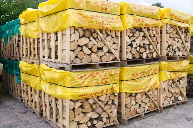 Palettes de bois de chauffage ENVIBUCHE IDF